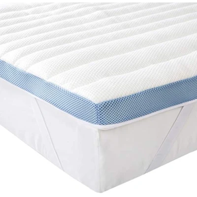 Afbeelding van Amazon Basics Matrasbeschermer met 7 zones van traagschuim, 150 x 200 cm