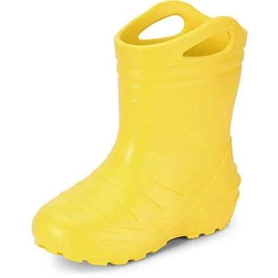 Afbeelding van Ladeheid LA KL 051 Summer Kinderen Regenlaarzen Rubber Laarzen EVA Geel1 23