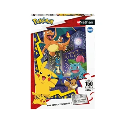Image de Nathan POKEMON Puzzle 150 pieces La ville des Pokémon 4005556861897 A partir de 7 ans
