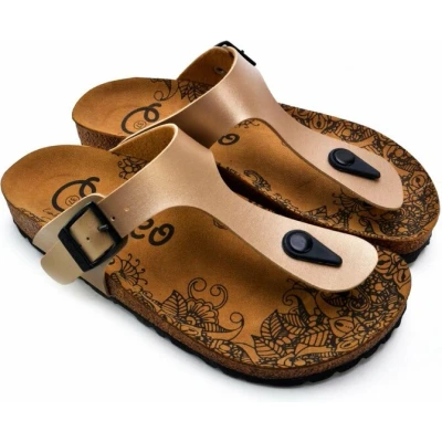 Afbeelding van GOBY Pink Slippers Sandalen Hoge kwaliteit Handmade Maat 35