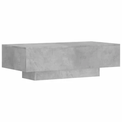 Image de vidaXL Table basse gris béton 100x49,5x31 cm bois d&#039;ingénierie833891