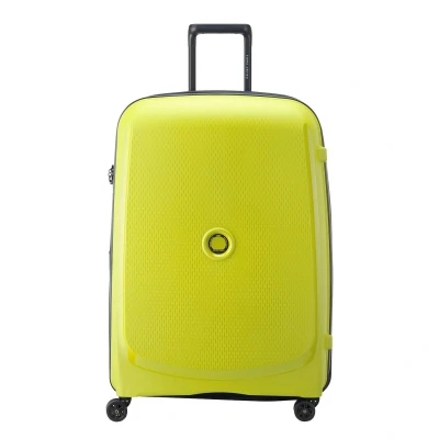 Afbeelding van Delsey Belmont Plus MR Trolley L Expandable green chartreuse Harde Koffer