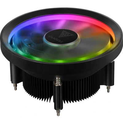 Afbeelding van GAMDIAS RGB PWM CPU CoolerSocket 1700/1200 / Intel Processor Koeler met aRGB LED Verlichting (Addressable)Boreas E1L 010 (NIET geschikt voor AMD)