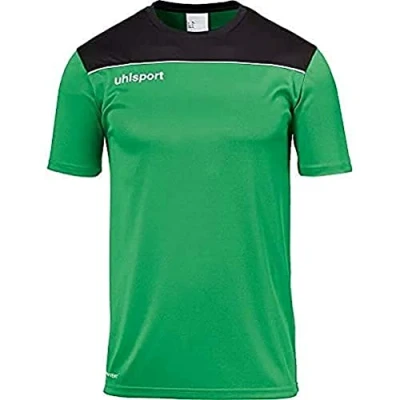 Afbeelding van Uhlsport Offense 23 T Shirt Kinderen Groen / Zwart Wit Maat: 152