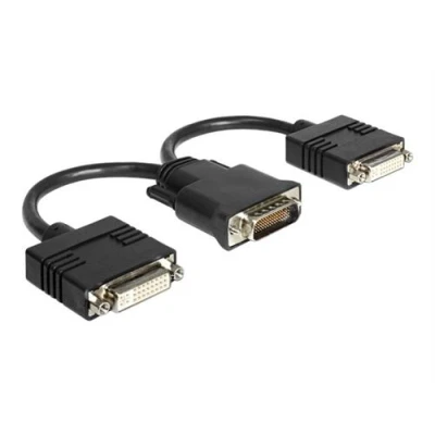 Image de Delock Adaptateur DVI I (F) pour DMS 59 (M) 20 cm vis moletées