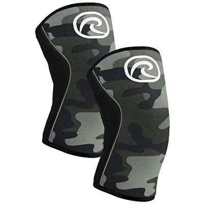 Afbeelding van Rehband Power Max Kraftsport 1 paar neopreen kniebeschermers van 7 mm, SBR/neopreen, geschikt voor wedstrijd, bodybuilding, powerlifting, crossfit, zware gewichtheffen, kleur