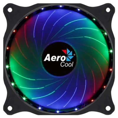 Image de Ventilateur RGB 120mm Aerocool COSMO12FRGB Connecteur Molex