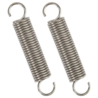 Afbeelding van GUNGY Trekveren 80 mm trekveer dubbele roestvrijstalen haak, draaddiameter 2 mm, buitendiameter 16 schot 8,8 kg, stuks