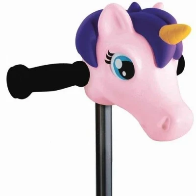 Afbeelding van Scootaheadz kinderstep accessoire eenhoornhoofd roze