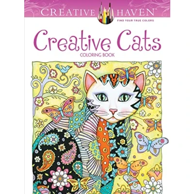 Afbeelding van Creative Haven Cats Coloring Book