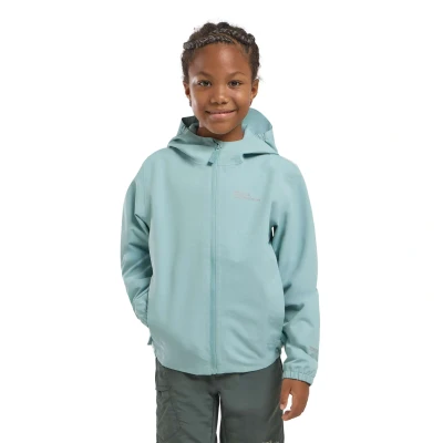 Afbeelding van Jack Wolfskin Flaze Regenjas voor kinderen, Maat: 164, Soft jade
