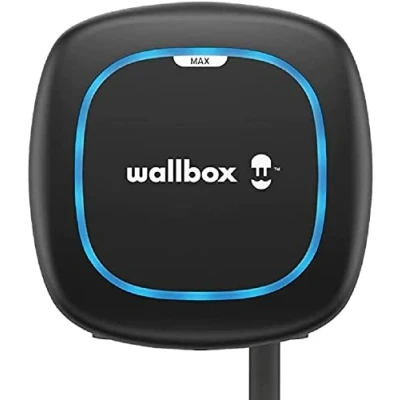 Image de Wallbox Pulsar Max, Chargeur pour véhicule électrique (7,4 kW, Type 2, Wi Fi, Bluetooth, OCPP, intérieur/extérieur, 5 m, facile à installer) Noir