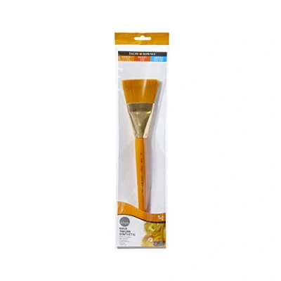 Afbeelding van Daler Rowney Simply 10 Gold Taklon penselen etui met korte handgreep voor acrylverf