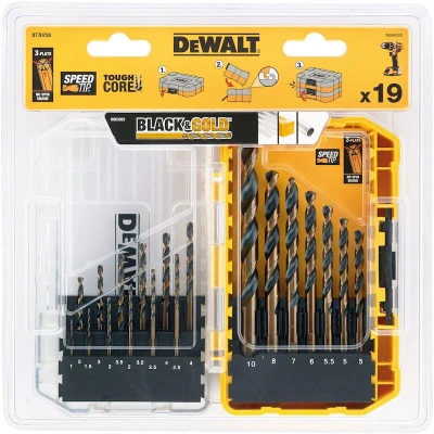 Afbeelding van DeWalt Accessoires DT70728 QZ 19 delig HSS metaalboorset in ToughCase