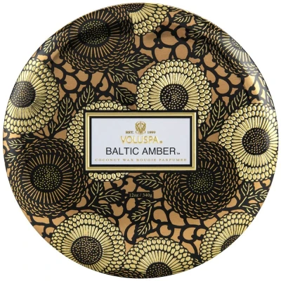 Afbeelding van Japonica Collection Baltic Amber 3 Wick Tin Candle Geurkaars 340 gr
