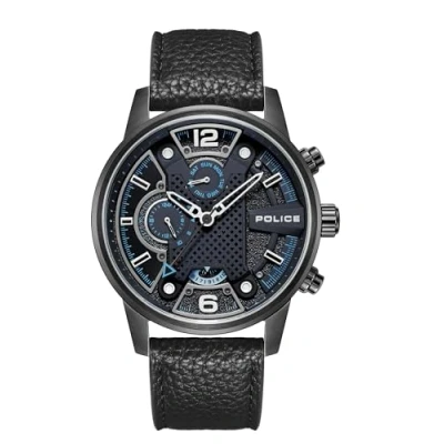 Afbeelding van Police Quarz Chronograaf, Heren, Maat: One Size, Schwarz