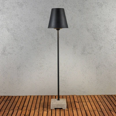 Afbeelding van Terraslamp Lucca met aardspies, zwart
