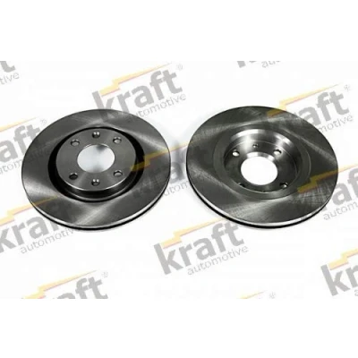 Afbeelding van KRAFT Remschijf CITROËN: Berlingo / First I, C3 I Hatchback, II, PEUGEOT: 206 207 SW, 307 Estate 6045990 4246W1,424916,424983