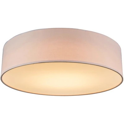 Afbeelding van QAZQA Plafondlamp roze 40 cm incl. LED Drum