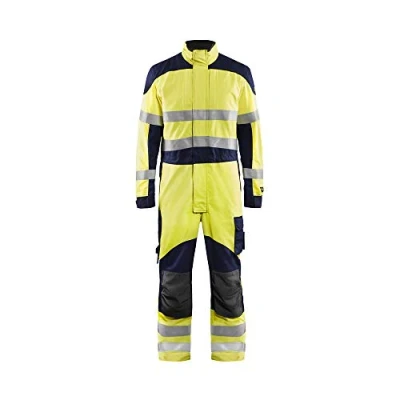 Afbeelding van Blaklader Multinorm Inherent overalls 6089 1512 High Vis Geel/Marineblauw C48