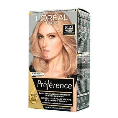 Afbeelding van L&#039;Oréal Preference Hair Dye 8.23 Medium Rose Gold