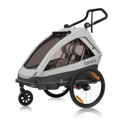 Afbeelding van Lionelo Cama 2 in 1 product een fietsaanhanger en wandelwagen