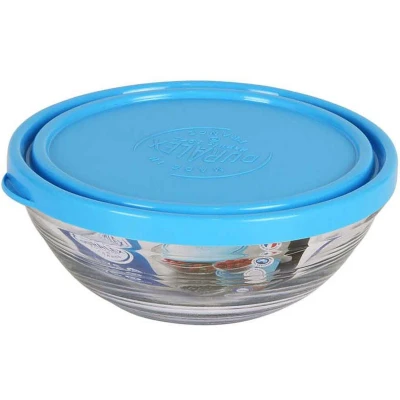 Afbeelding van Kom Duralex Freshbox Transparant Met deksel 14 x 5,5 cm