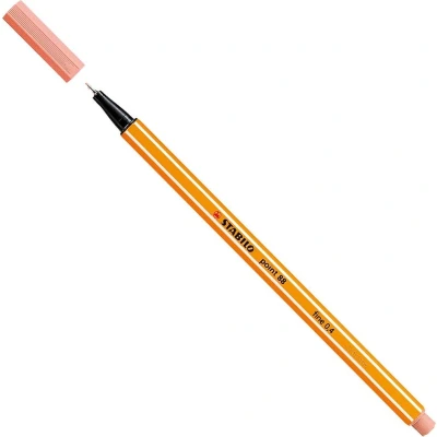 Afbeelding van STABILO point 88 Fineliner 0,4 mm Apricot per stuk