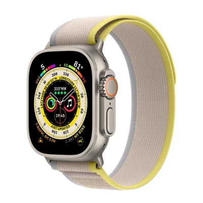Afbeelding van Apple Original Trail Loop Watch 42mm / 44mm 45mm 49mm S/M Black Gray MQEP3ZM/A