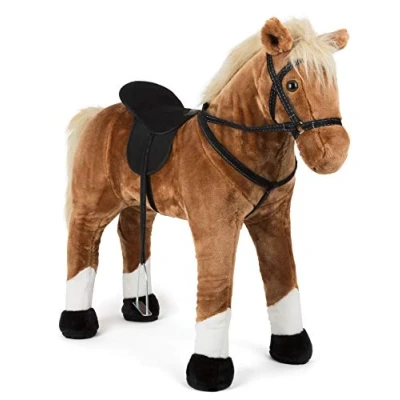 Afbeelding van Small Foot Houten Hobbypaard Bruin Staand met Geluid