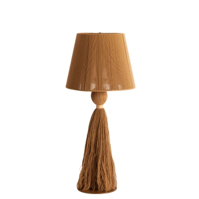 Afbeelding van Light &amp; Living Tafellamp ESPINO Ø31x58cm Geel