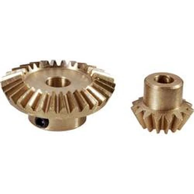 Afbeelding van Reely Messing kegeltandwiel Soort module: 0.5 Aantal tanden: 15, 45 1 set(s)