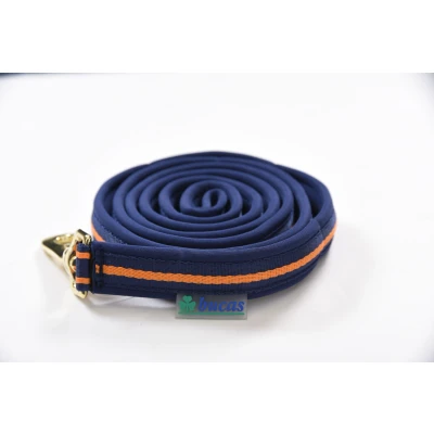 Image de Bucas Laisse Dublin Padded Navy/Orange
