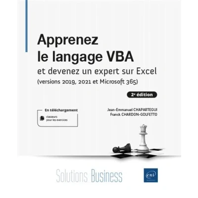 Image de Apprenez le langage VBA et devenez un expert sur Excel (versions 2019, 2021 Microsoft 365)