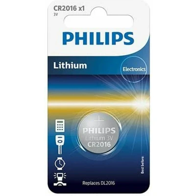 Afbeelding van Batterijen Philips CR2016/01B