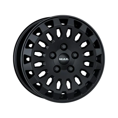 Afbeelding van MAK 5 gat 16duim 114.3mm lichtmetalen Velg overland zwart F6560RVMB45FN2Y 6.5duim 45mm 66.1mm
