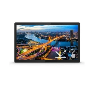 Image de Philips B Line 222B1TFL Écran LED 22&quot; (21.5&quot; visualisable) écran tactile 1920 x 1080 Full HD (1080p) @ 75 Hz IPS 400 cd/m² 1000:1 4 ms HDMI, DVI D, VGA, DisplayPort texture noire