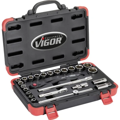 Afbeelding van VIGOR V2460N Doppenset 25 1/2 Binnenvierkant, Vierkant