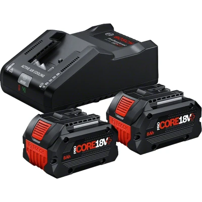 Afbeelding van BOSCH 1600A02X03 18V ProCORE accu laadset (2x 8,0Ah + GAL 160 ultrasnellader)
