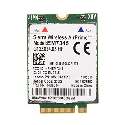 Afbeelding van EM7345 Module Kaart, WWAN 04X6014 4G LTE Kaartmodule voor Thinkpad X250 X1C W550 T450 X440 T440 EM7345, High Speed Wireless Mobile