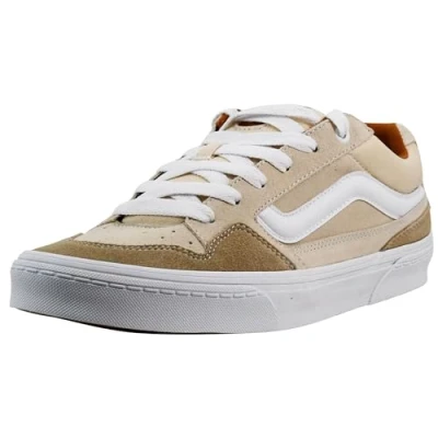 Afbeelding van Vans Caldrone Low Top Sneakers voor heren, Retro Pop Creme Brule/Bruin, 45 EU