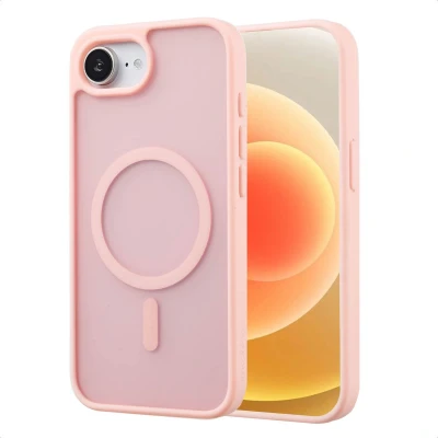 Afbeelding van imoshion Hoesje Geschikt voor iPhone 16e Color Guard Backcover MagSafe Lichtroze