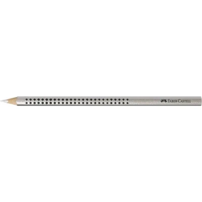 Afbeelding van kleurpotlood Faber Castell Grip 2001 82 zilver