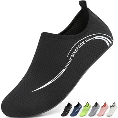 Afbeelding van Sixspace Ademende waterschoenen voor dames en heren, 637, zwart