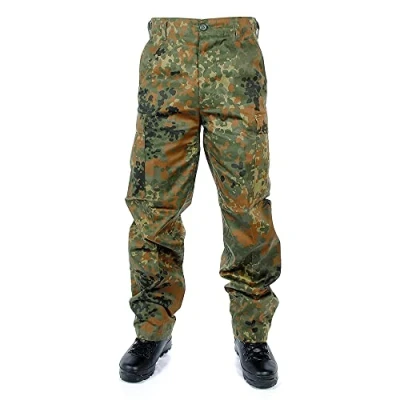 Afbeelding van Mil Tec Us Ranger broek type BDU herenbroek, Flecktarn