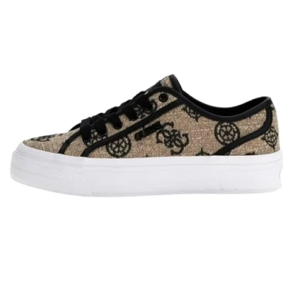 Afbeelding van Guess Jelexa 7 Sneakers laag, Dames, Maat: 36, Black Kunststof/ textiel