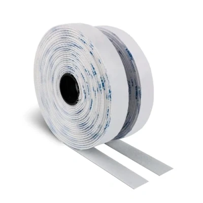 Afbeelding van 3M 9448A zelfklevend vilt sterke haak en lus plakband 19mm x 6m retro kleverige bevestiging van gevlochten nylon stof hoge sterkte witte band (9448AH)