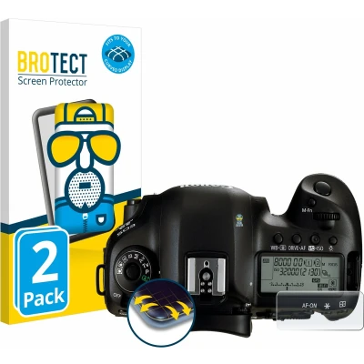 Afbeelding van BROTECT Screenprotector voor Canon EOS 5D Mark IV (Schouderdisplay) Folie Beschermfolie matte volledig dekking (2 Stuks)