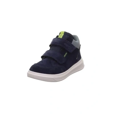 Afbeelding van Superfit Cosmo Unisex Sneakers hoog voor kinderen, Maat: 27, Blau/hellgrün Leer en textiel