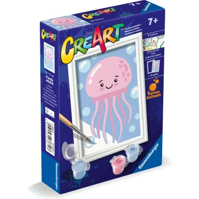 Afbeelding van Ravensburger CreArt Trendy Frog Schilderen op Nummer